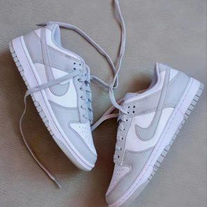 Nike Slam Dunk low top gray retro men's sneakers